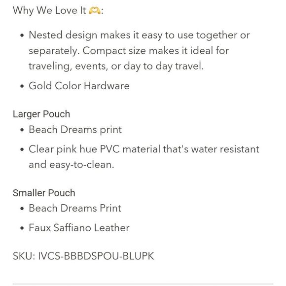 Impressions X Barbie Beach Dreams Slim Pouch Set - Picture 7 of 10